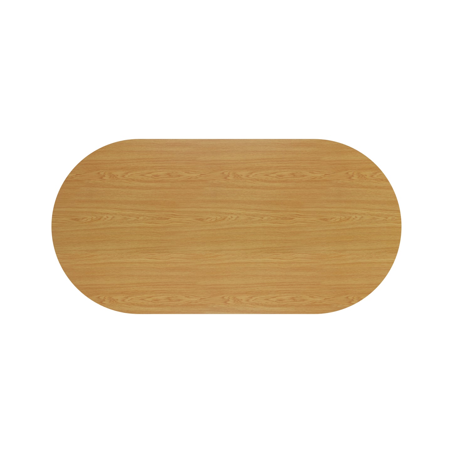 Jemini D-End Meeting Table 1800x1000x730mm Nova Oak KF816691