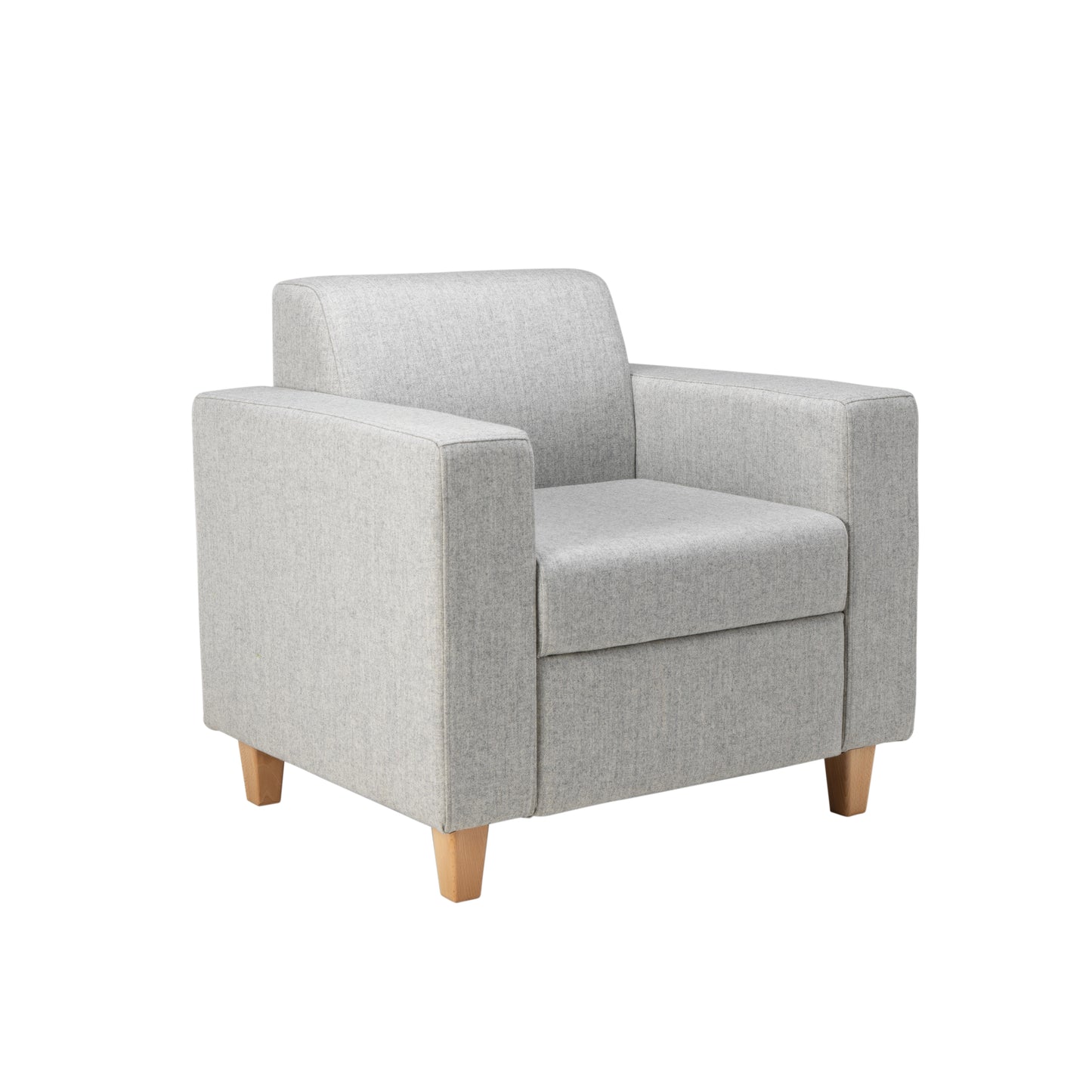 Avior Iceberg Band 1 Fabric Armchair with Wooden Feet KF81970