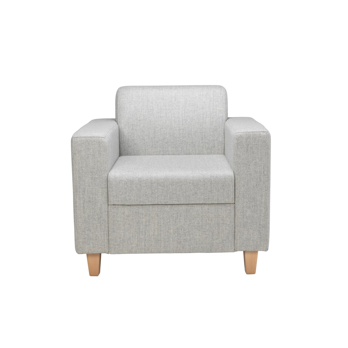 Avior Iceberg Band 1 Fabric Armchair with Wooden Feet KF81970