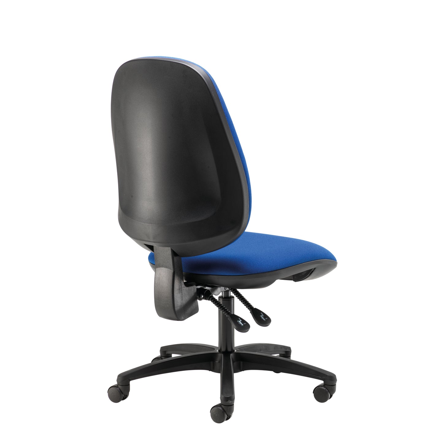 Cappela Campos High Back Posture Chair No Arms 2 Lever Mechanism Fabric Blue KF81987