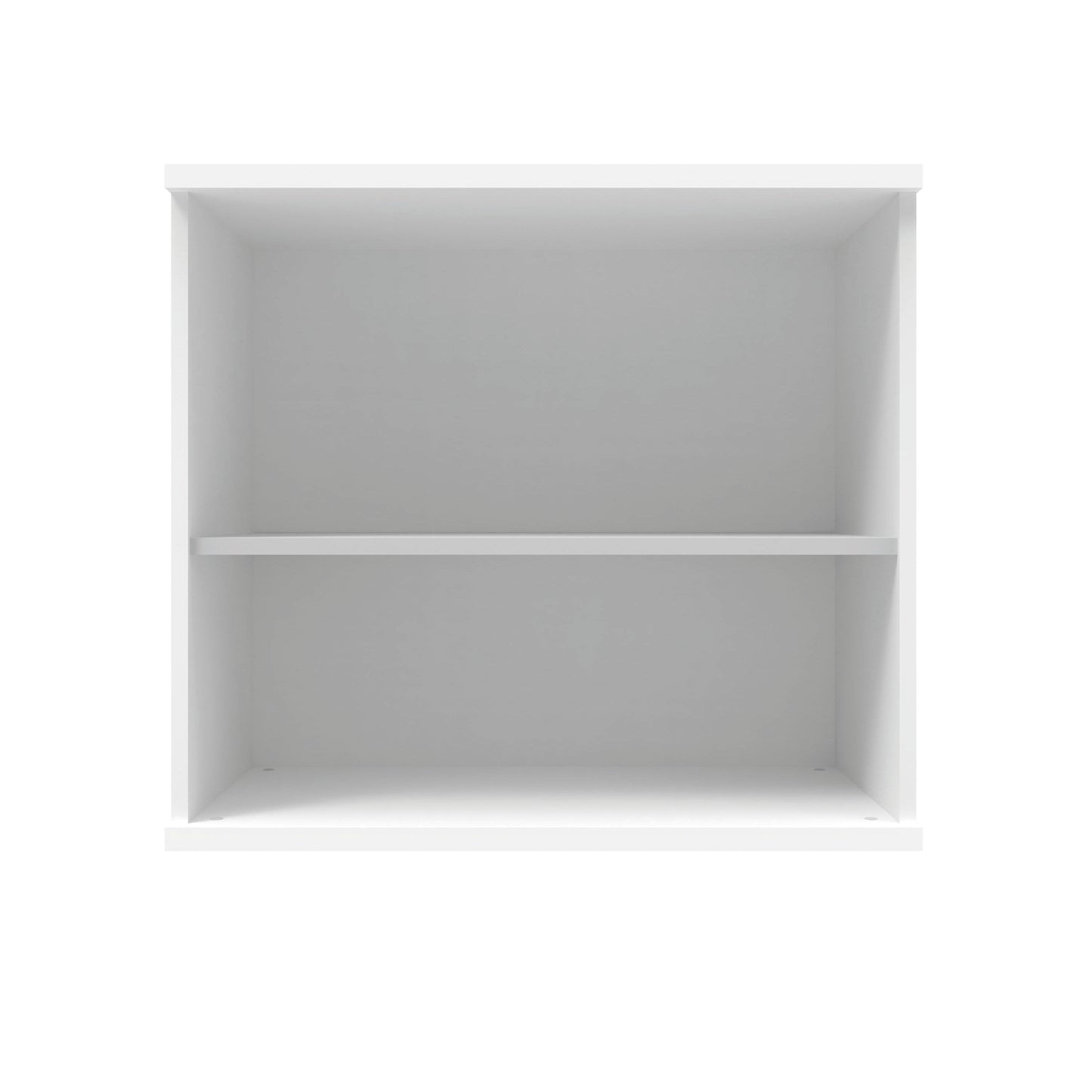 Polaris Bookcase 1 Shelf 800x400x730mm Arctic White KF821086