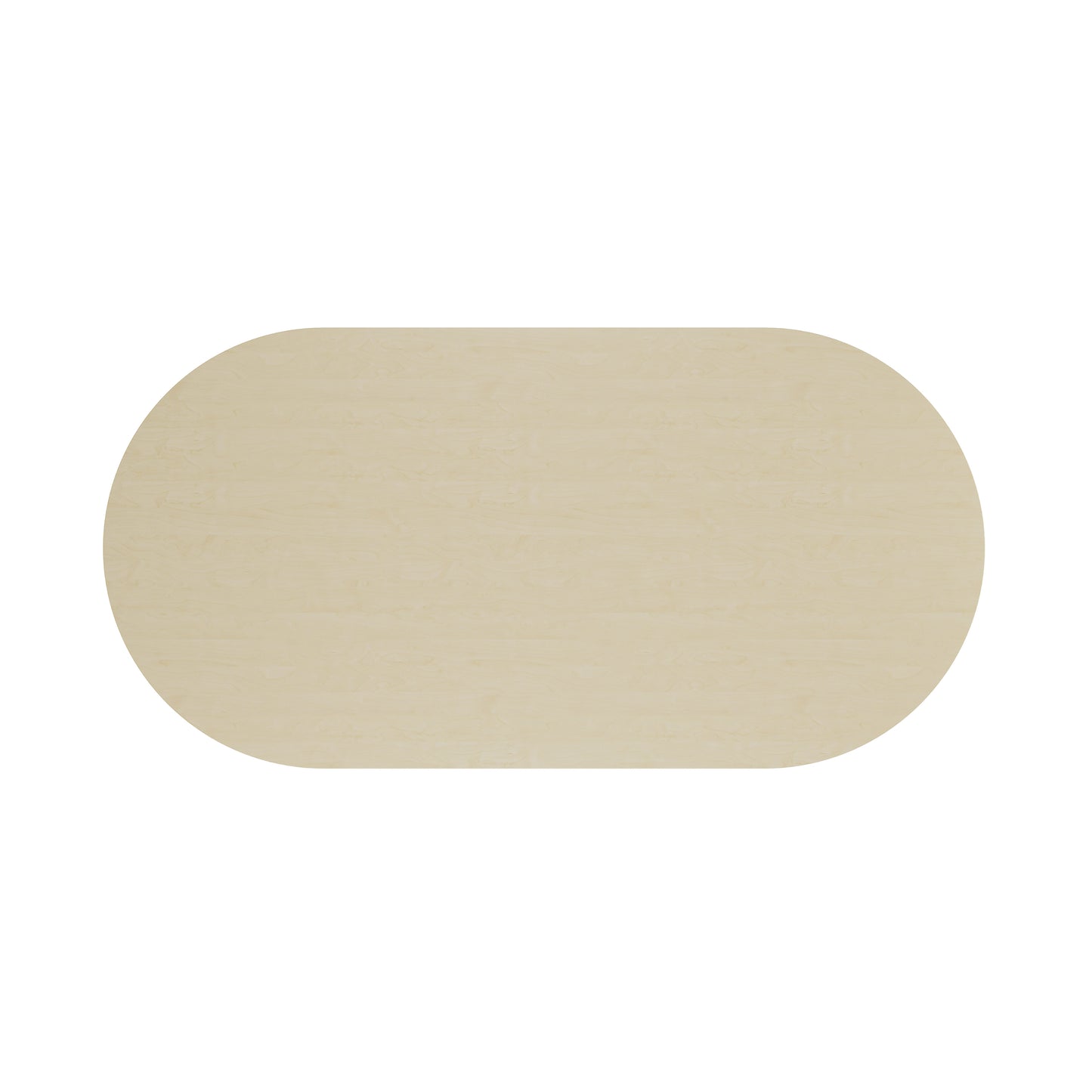 Jemini D-End Meeting Table 1800x1000x730mm Maple KF822660