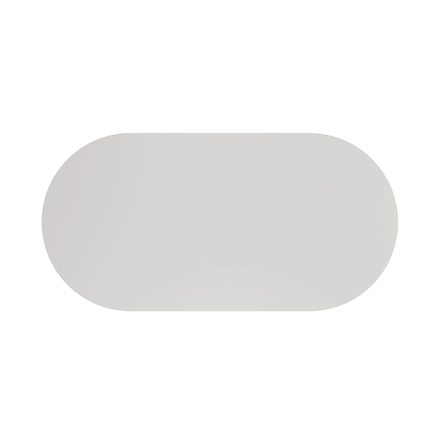 Jemini D-End Meeting Table 1800x1000x730mm White KF822677