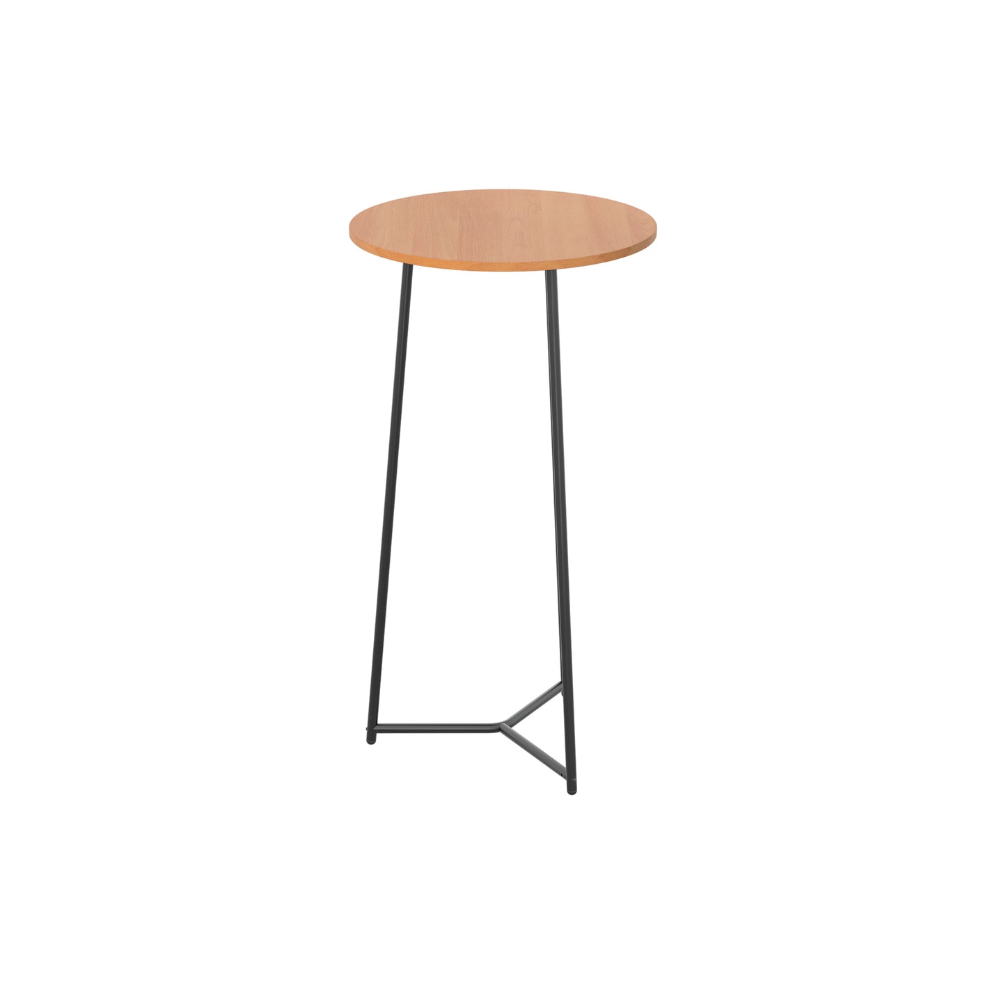 Jemini Trinity High Table 600x600x1110mm Beech/Black KF823490