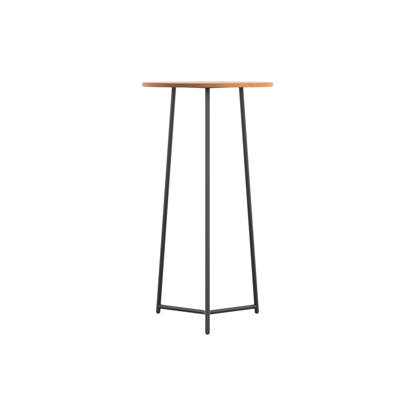 Jemini Trinity High Table 600x600x1110mm Beech/Black KF823490