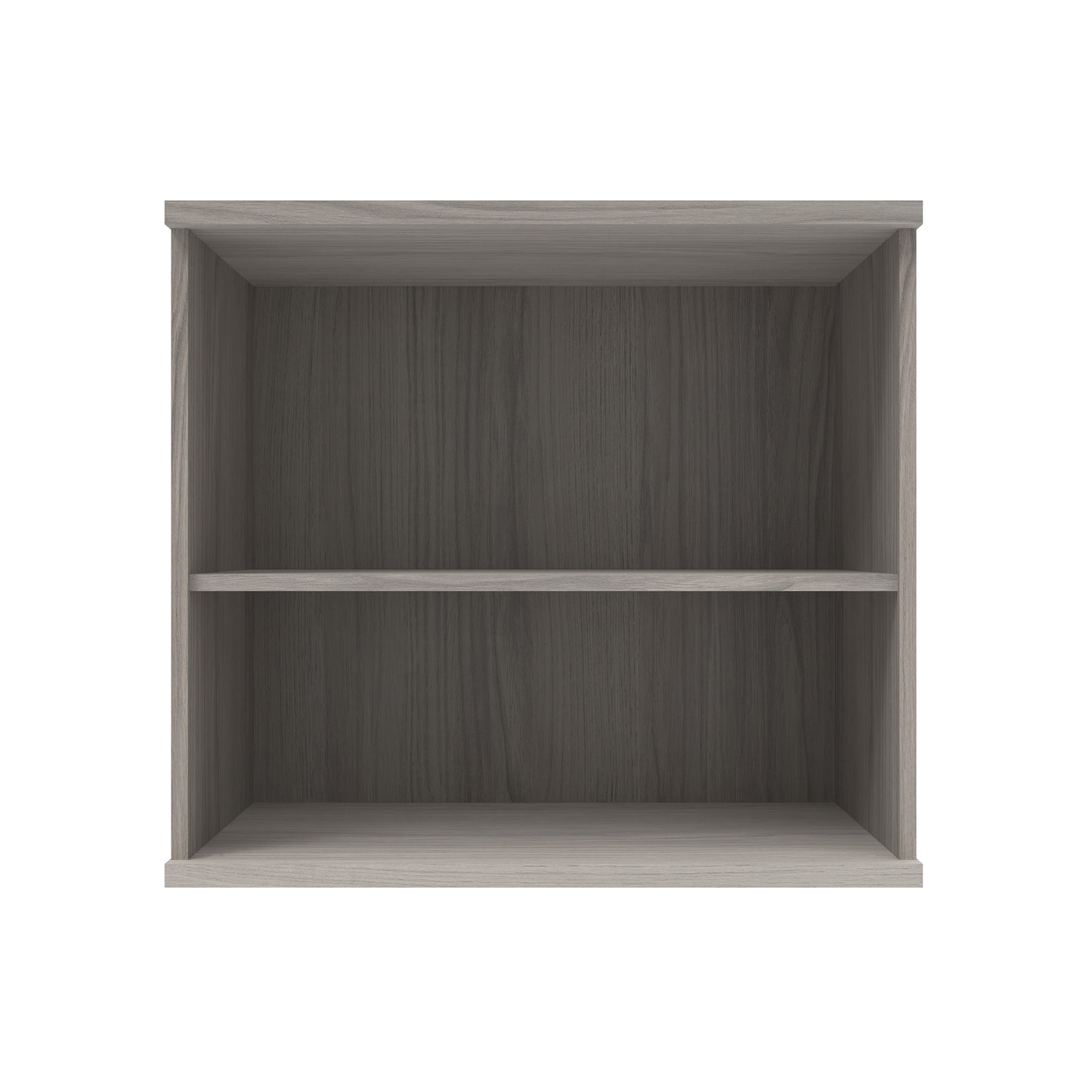 Astin Bookcase 1 Shelf 800x400x730mm Alaskan Grey Oak KF823834