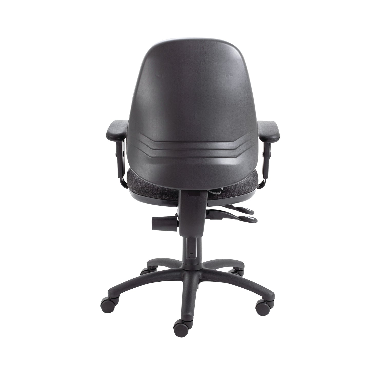 First High Back Posture Chair with Adjustable Arms 640x640x990-1160mm Charcoal KF839326