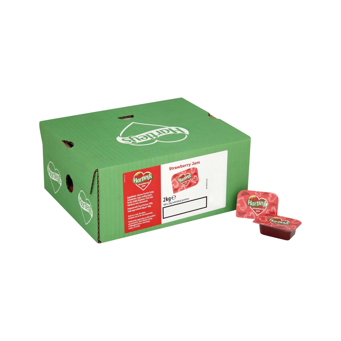 Hartleys Strawberry Jam 20g Portions (Pack of 100) NST875