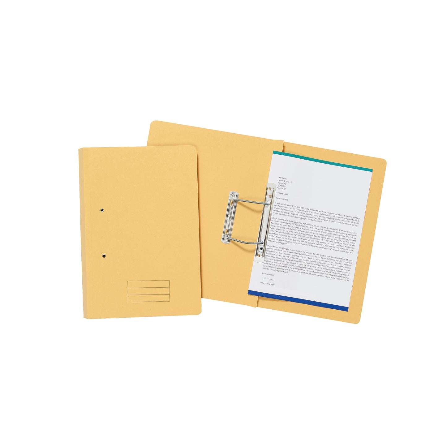 Spiral Files 285gsm Foolscap Yellow (Pack of 50) TFM50-YLWZ