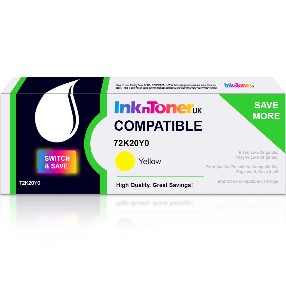 Compatible 72K20Y0 Yellow Toner