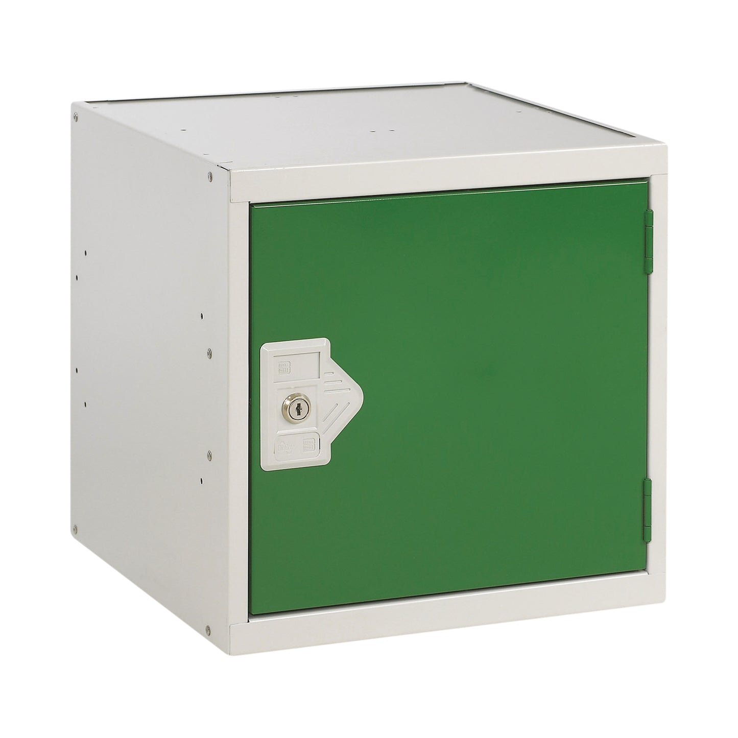 One Compartment Cube Locker 450x450x450mmm Green Door MC00100