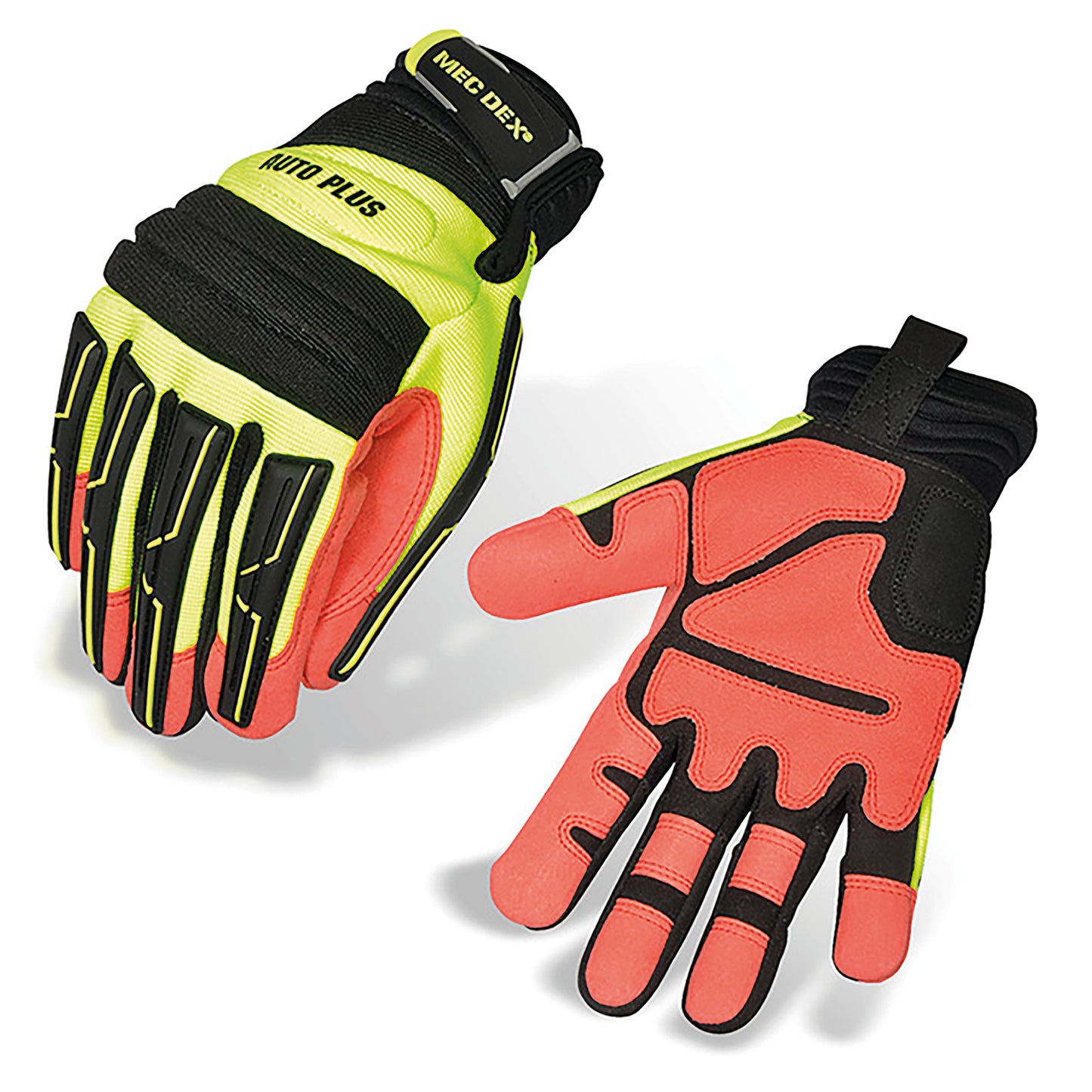 Mec DexAuto Plus Mechanics Gloves 1 Pair Saturn Yellow/Black XL