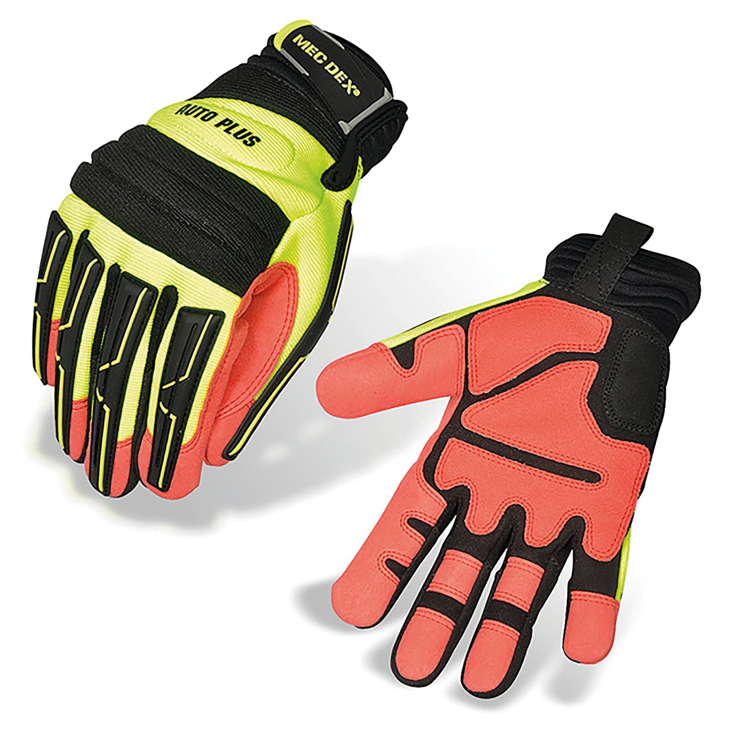 Mec DexAuto Plus Mechanics Gloves 1 Pair Saturn Yellow/Black 2XL