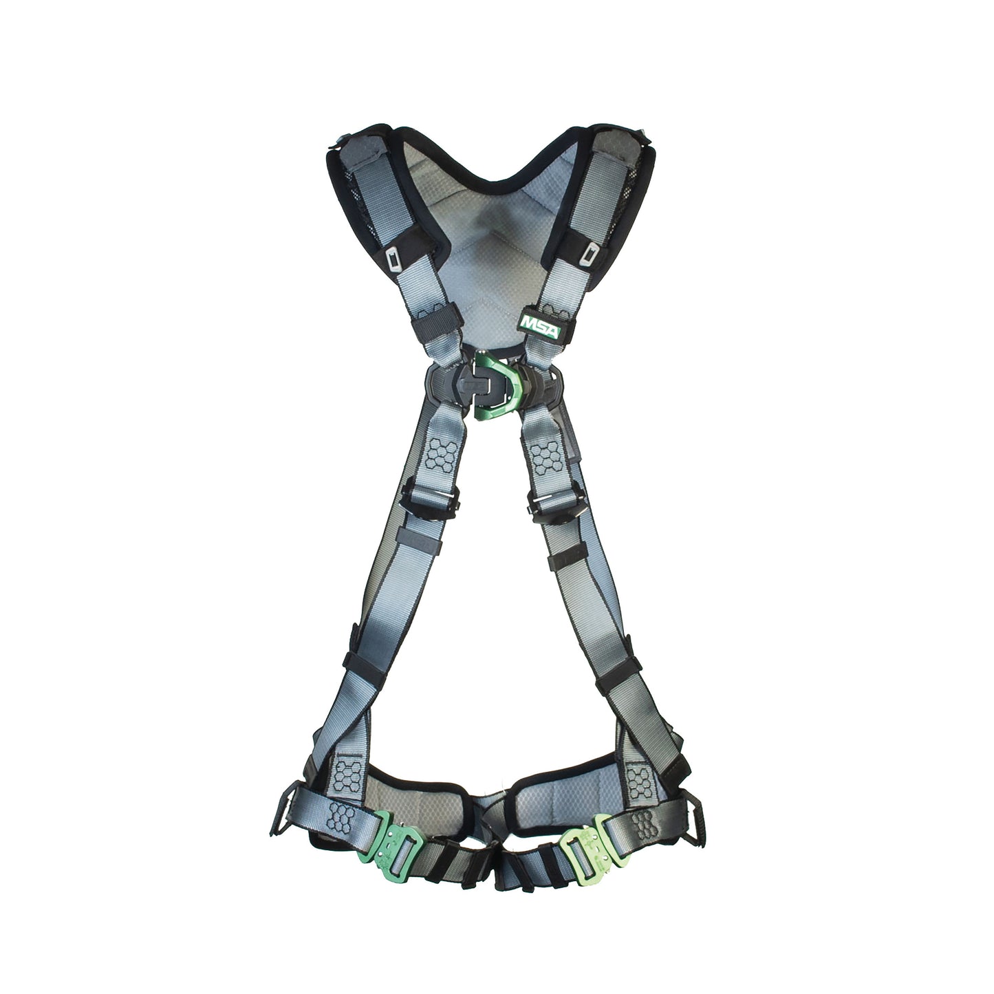 MSA V-Fit Back Chest D-Ring Bayonet Safety Harness Black XL
