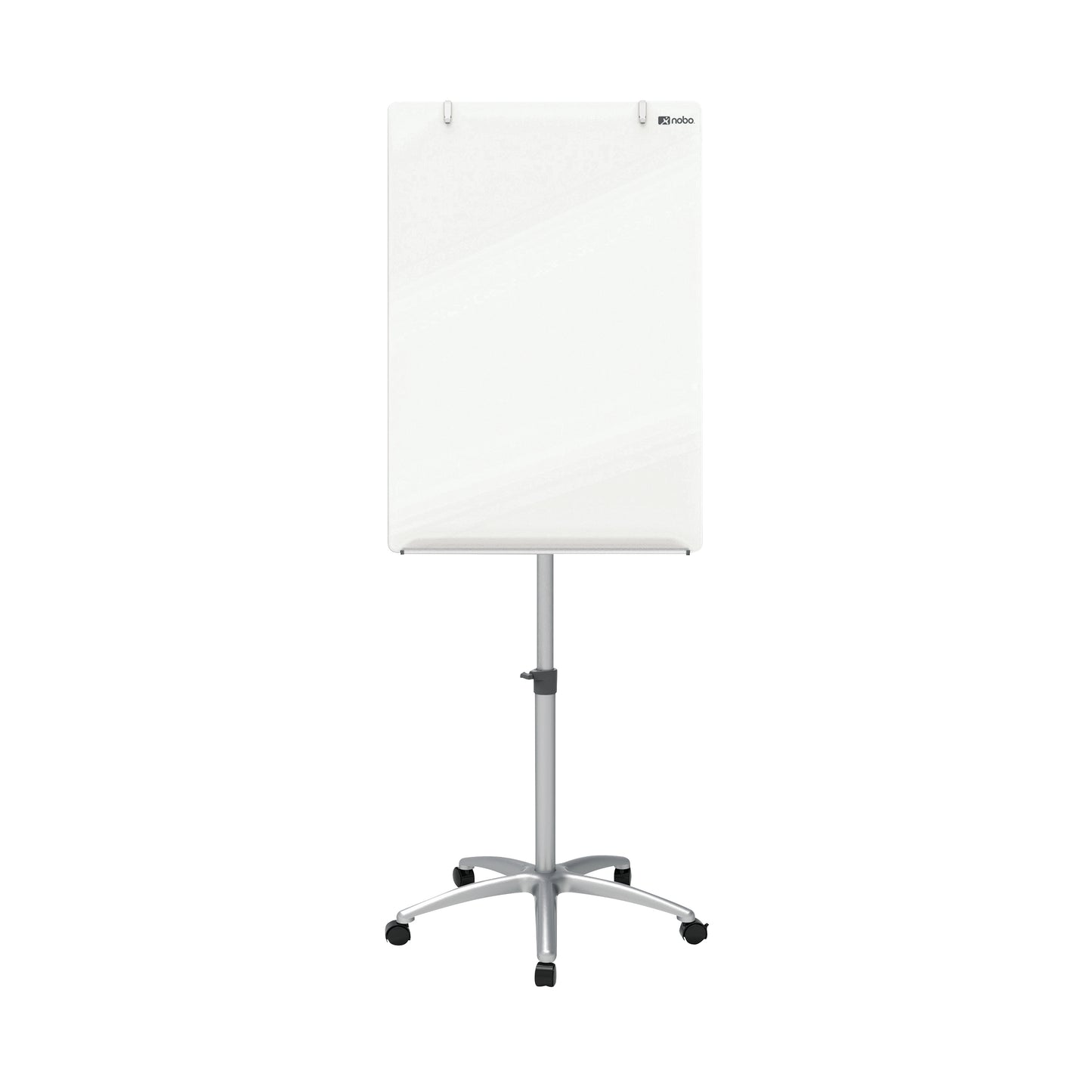 Nobo Glass Mobile Easel Brilliant White