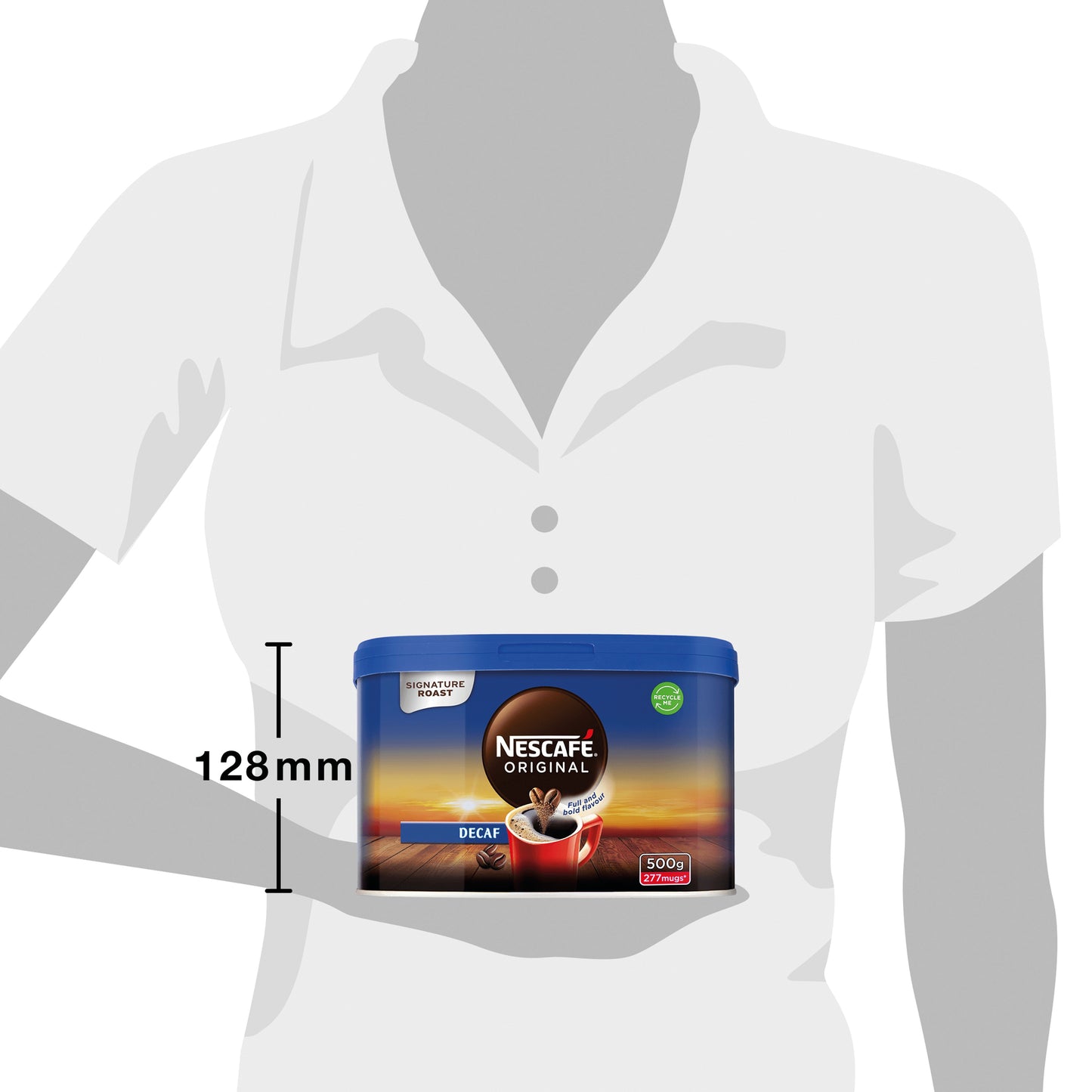 Nescafe Decaffeinated Instant Coffee 500g 12315569