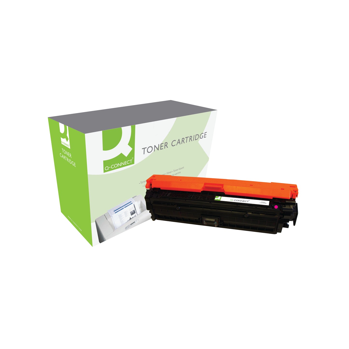 Q-Connect HP 307A Remanufactured Laser Toner Cartridge Magenta CE743A