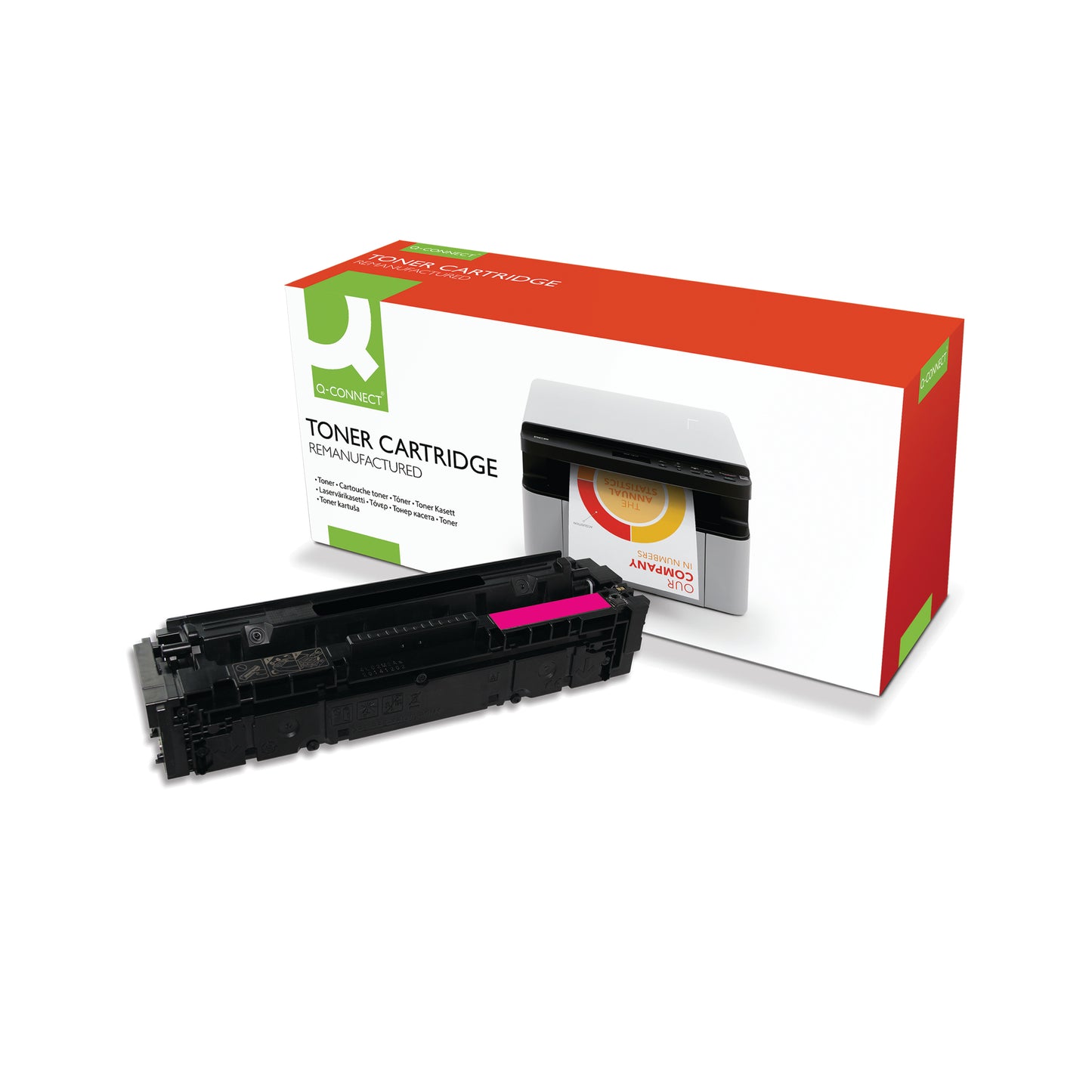 Q-Connect Compatible Solution HP Jet Intelligence CF403A Toner Cartridge Magenta CF403A-COMP