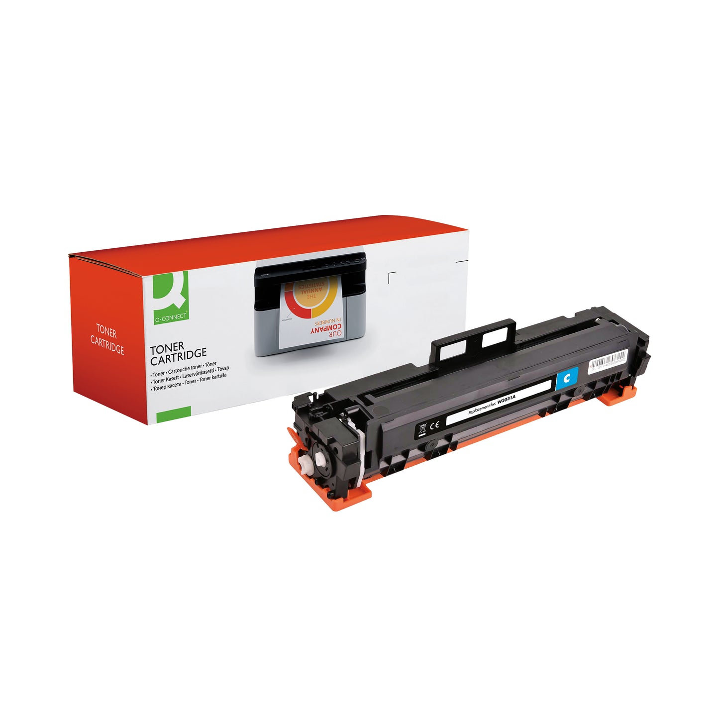 Q-Connect HP 415A Compatible Laserjet Toner Cartridge Cyan W2031A-COMP