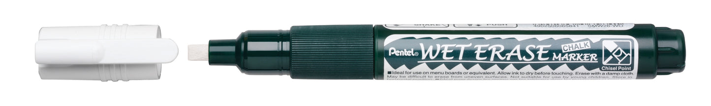 Pentel Liquid Chalk Marker White (Pack of 4) SMW26/4