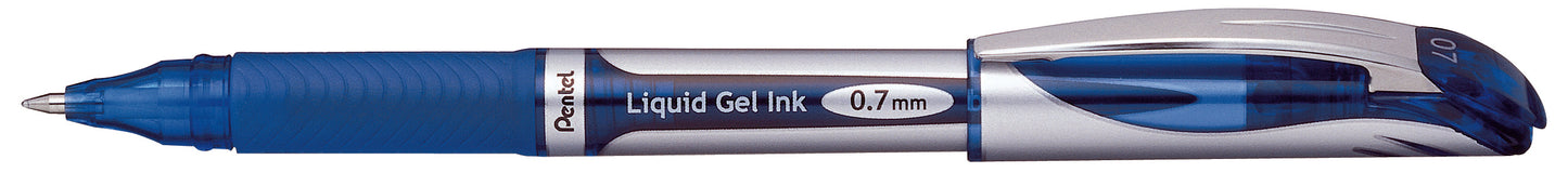 Pentel EnerGel Xm Blue Rollerball Pen (Pack of 12) BL57-C