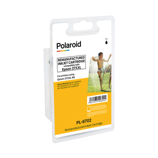 Polaroid Epson 27XXL Black Inkjet Cartridge T27914010-COMP