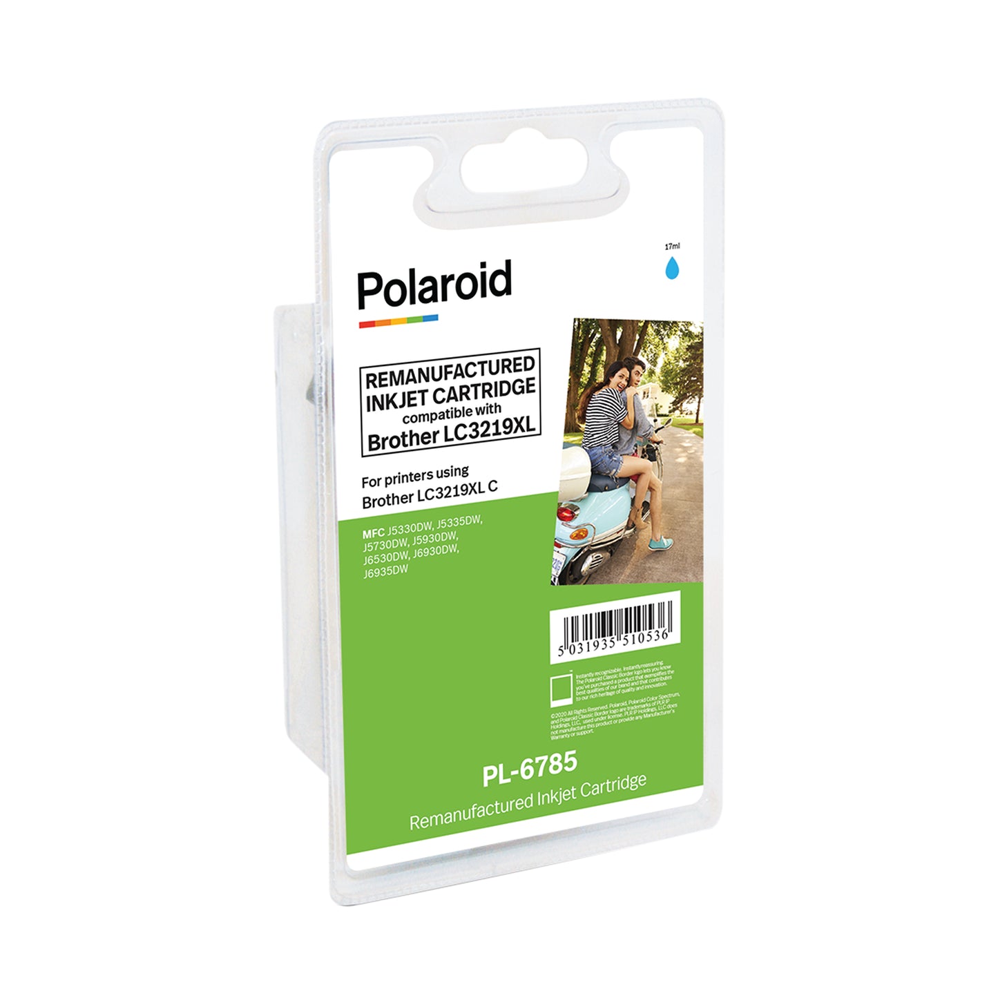 Polaroid HP LC3219XL Inkjet Cartridge Cyan LC3219XLC-COMP