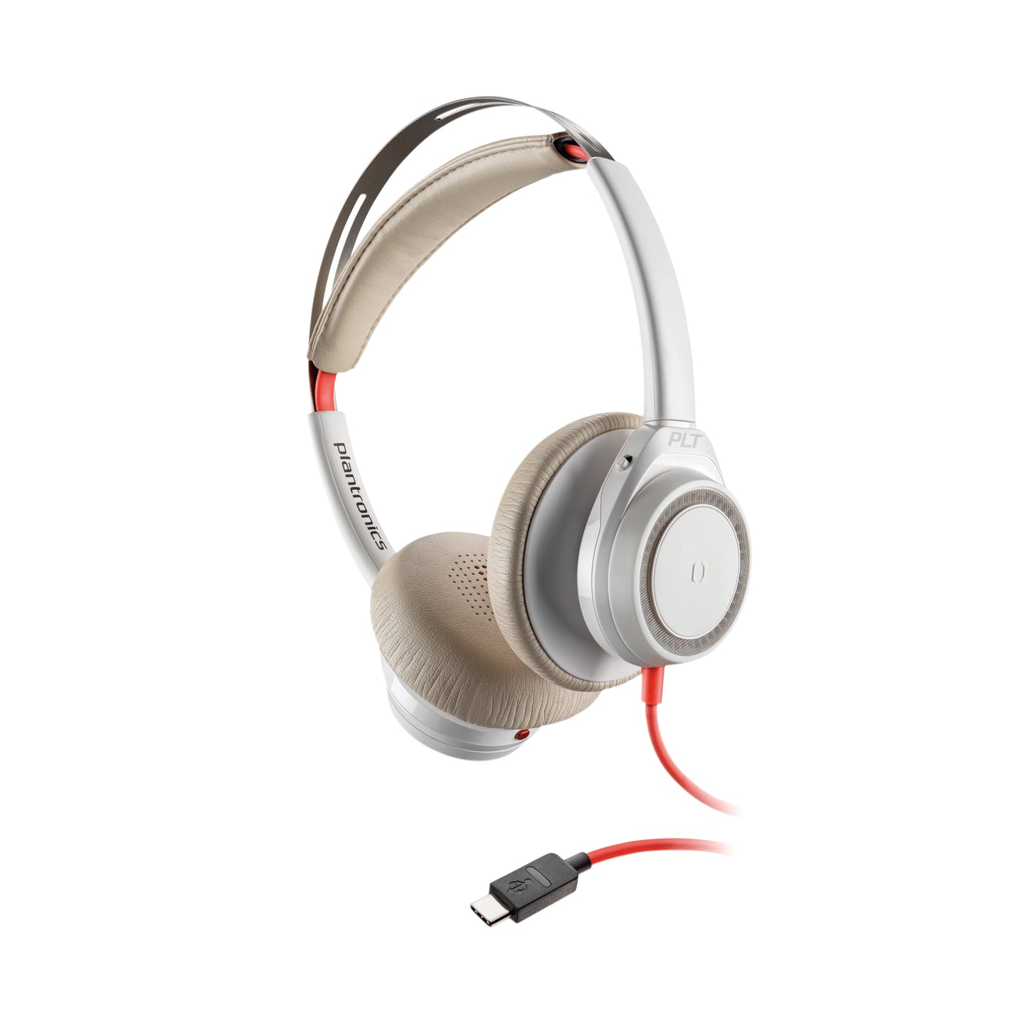 Poly BLACKWIRE 7225 USB-C WHITE Headset Wired Head-band Calls/Music USB Type-C
