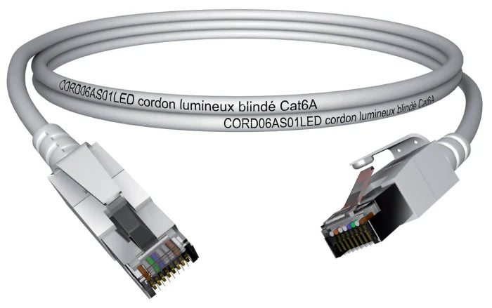 CABLE 3M GREY RJ45 CAT 6A