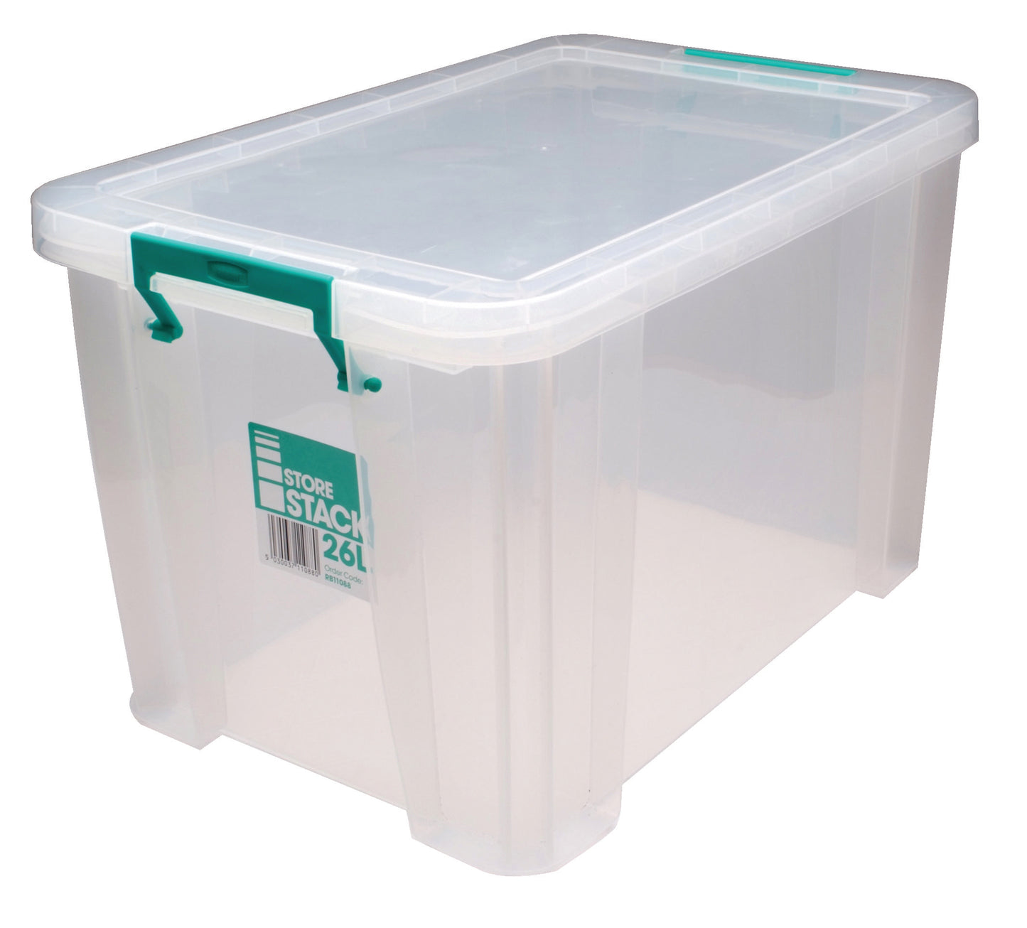 StoreStack 26 Litre Storage Box W470xD300xH290mm Clear RB11088