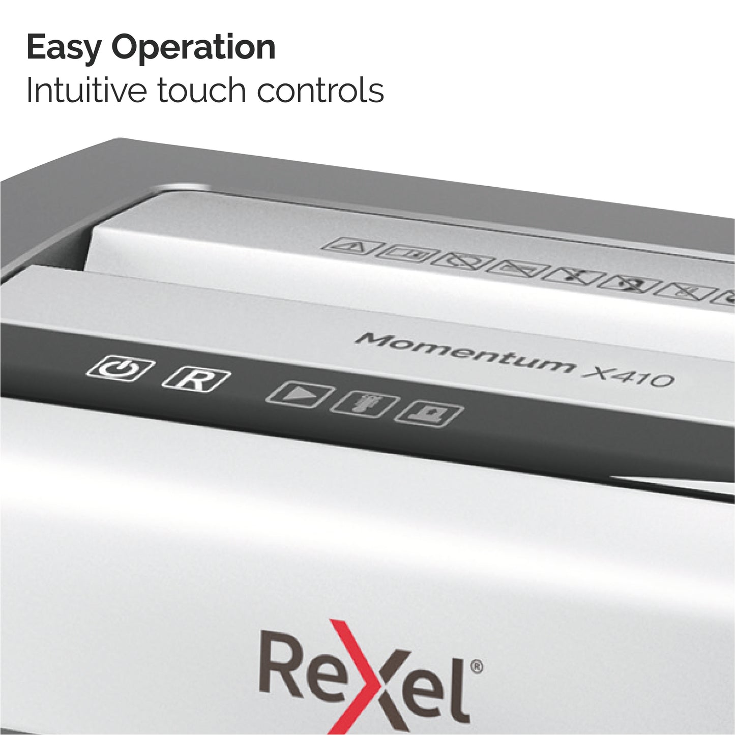 Rexel X410 paper shredder Cross shredding 22 cm Black, Silver