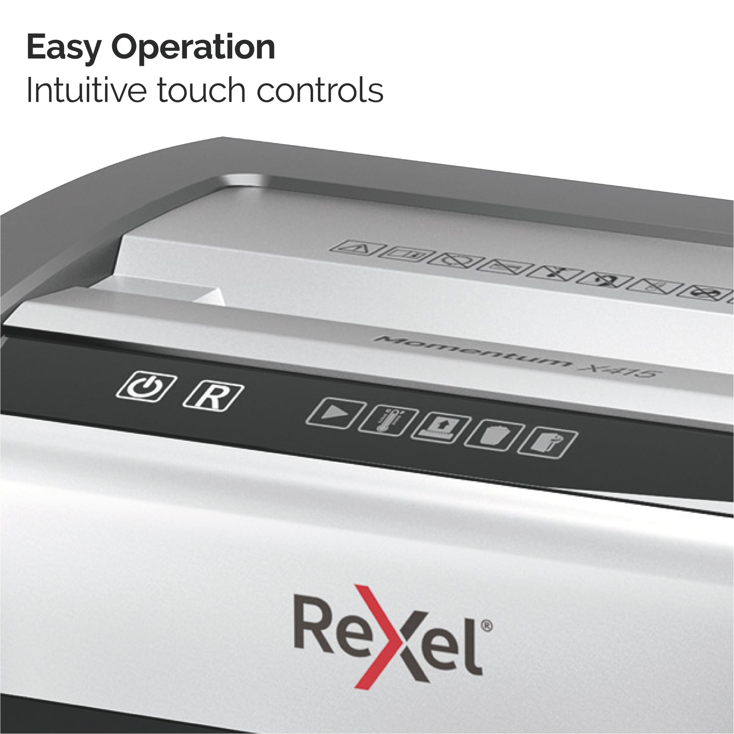 Rexel Momentum X415 Cross-Cut P-4 Shredder Black 2104576