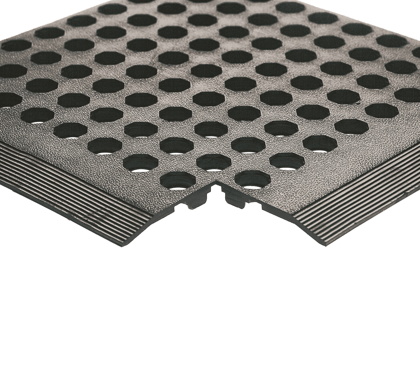 Black Rubber Worksafe Mat (900 x 1500mm, 16mm Thickness) 312475