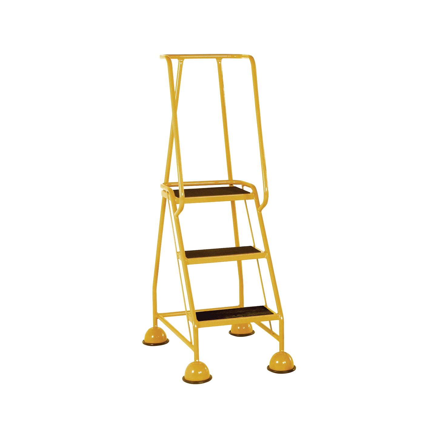Yellow 3 Tread Step Ladder (Load capacity: 125kg) 385137