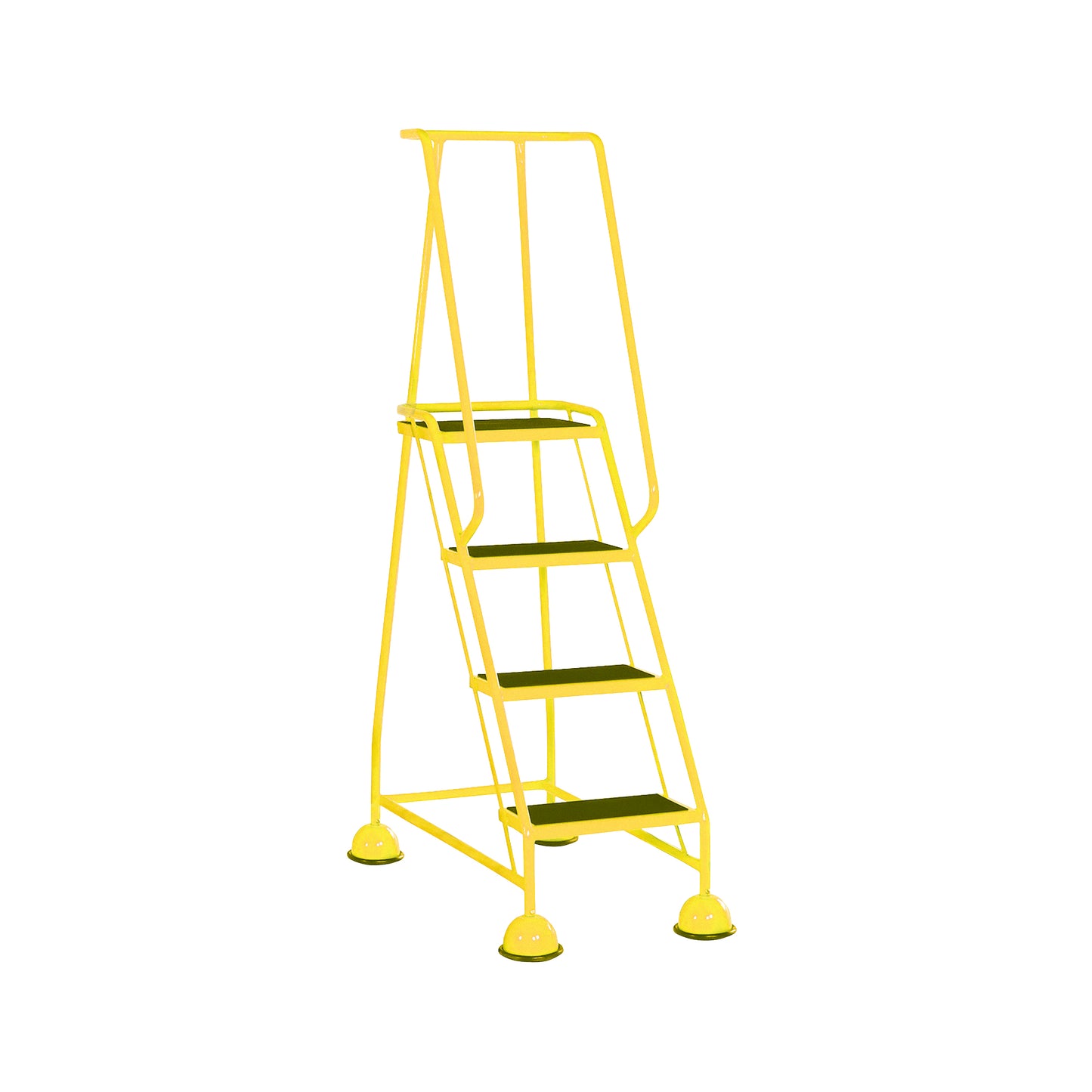 Yellow 4 Tread Step Ladder (Load capacity: 125kg) 385141