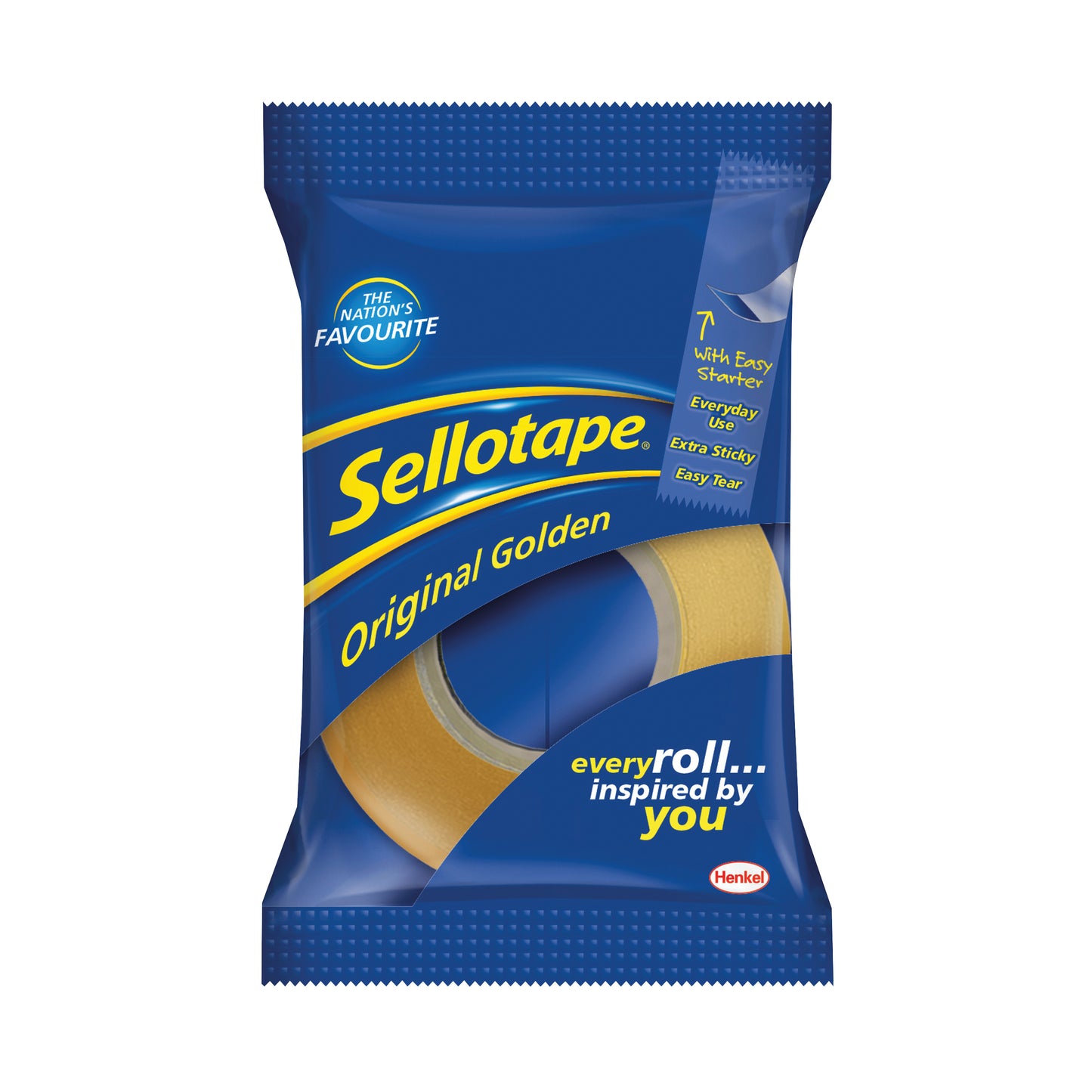 Sellotape Original Golden Tape 24mmx33m (Pack of 6) 1443254