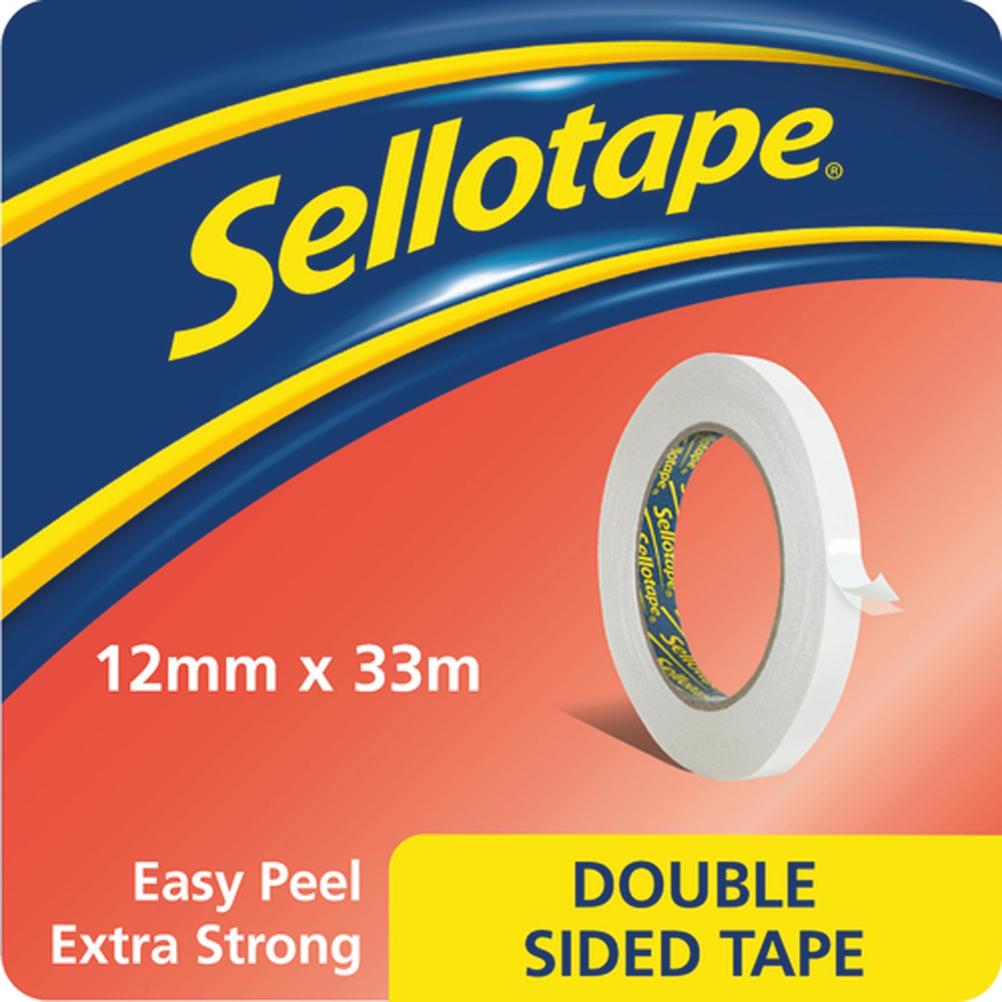 Sellotape Double Sided Tape 12mmx33m (Pack of 8) 1589241