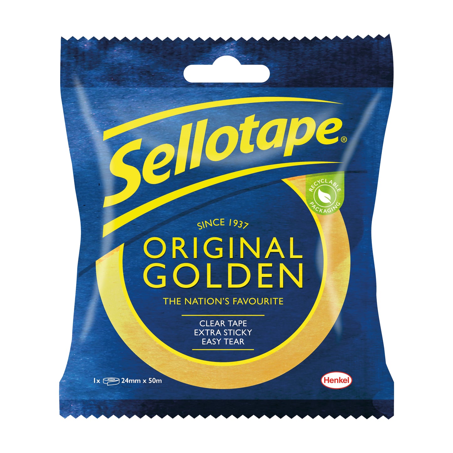 Sellotape Original Golden Tape 24mmx50m CDU (Pack of 24) 2928291
