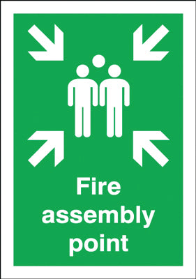 Safety Sign Fire Assembly Point A2 PVC FR04548R