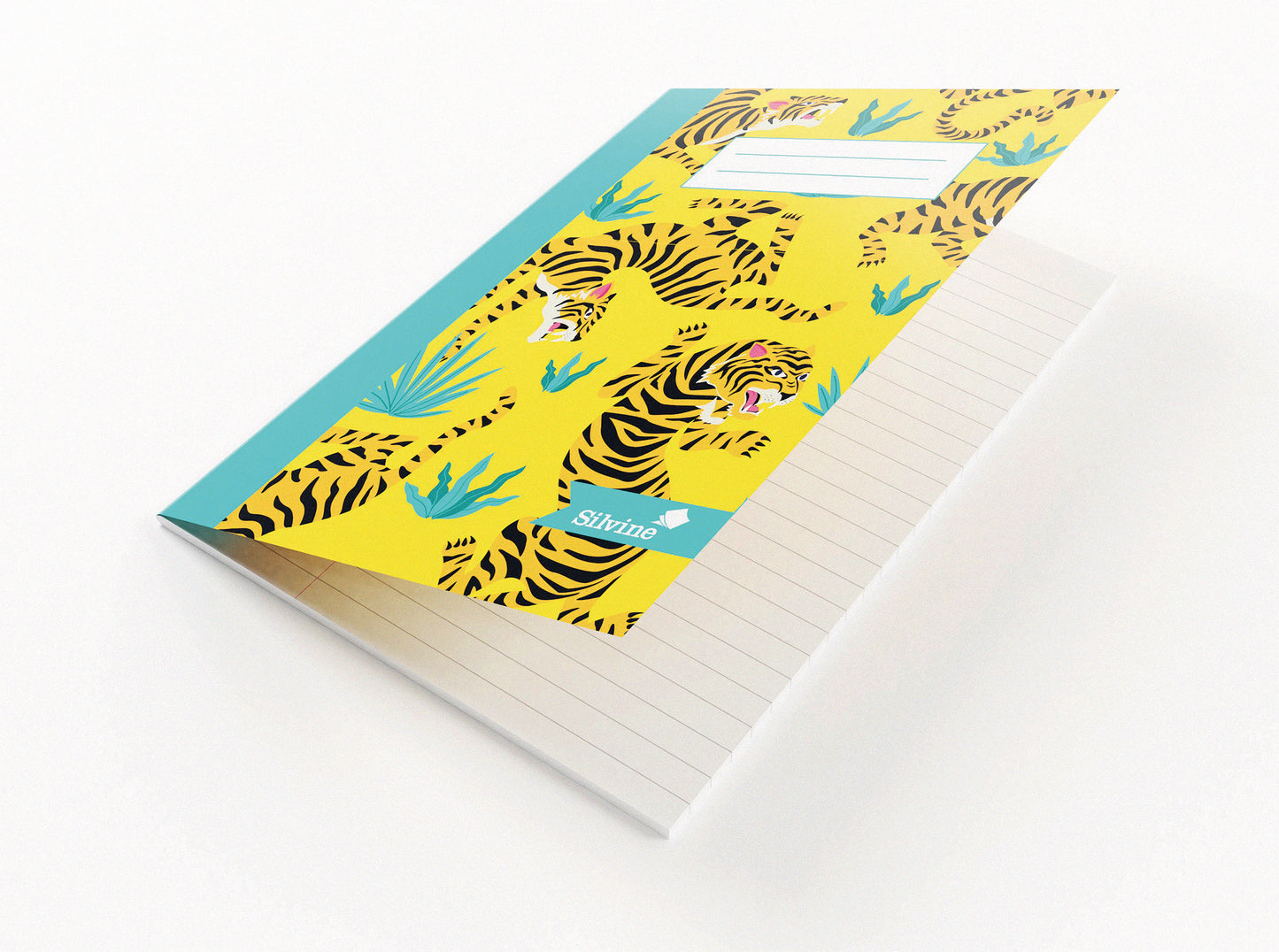 Silvine Casebound Notebook Ruled with Margin 80 Pages 4 Designs Assorted A5 (Pack of 12) NBA5SG