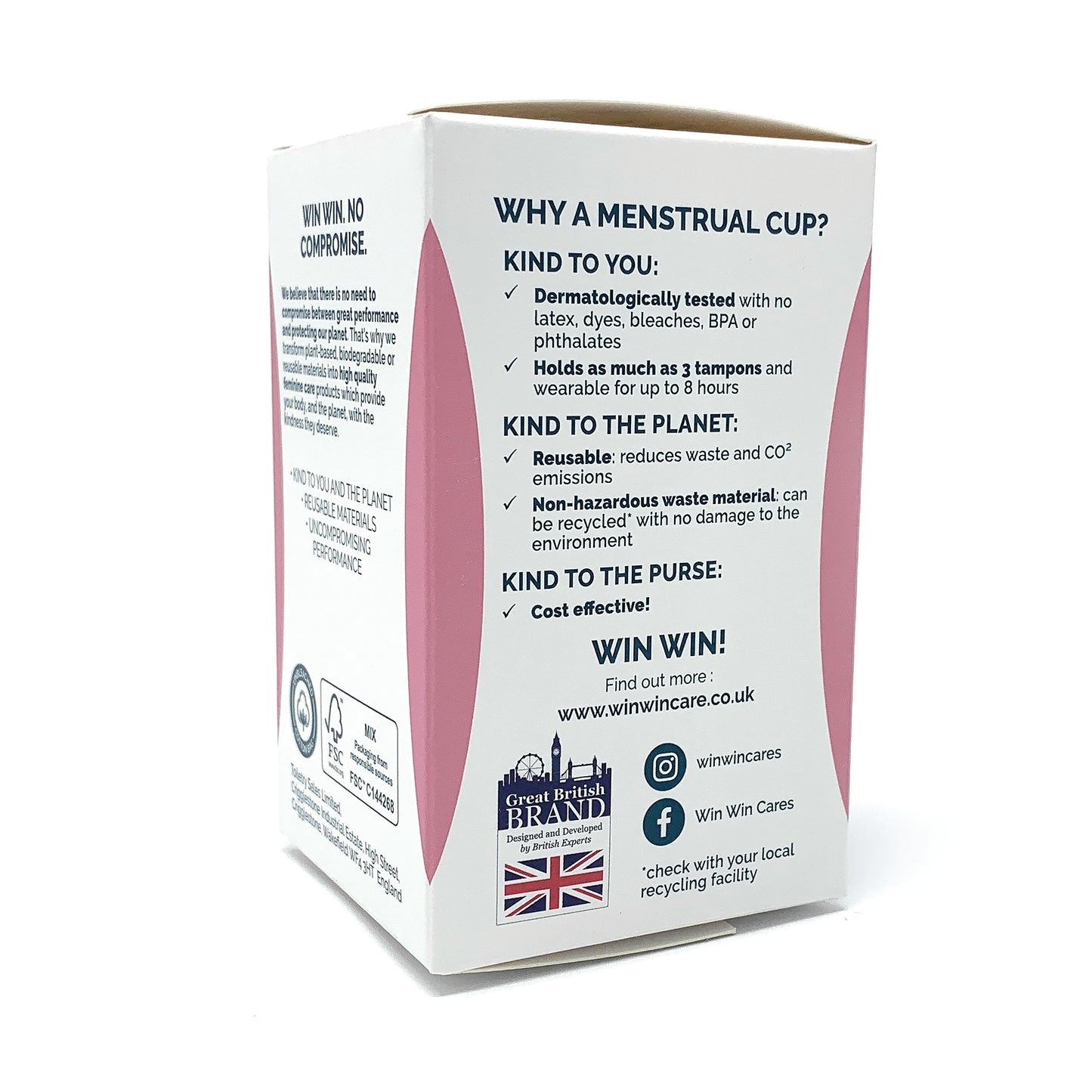Win Win Menstrual Cup Size B (Pack of 3) 1028