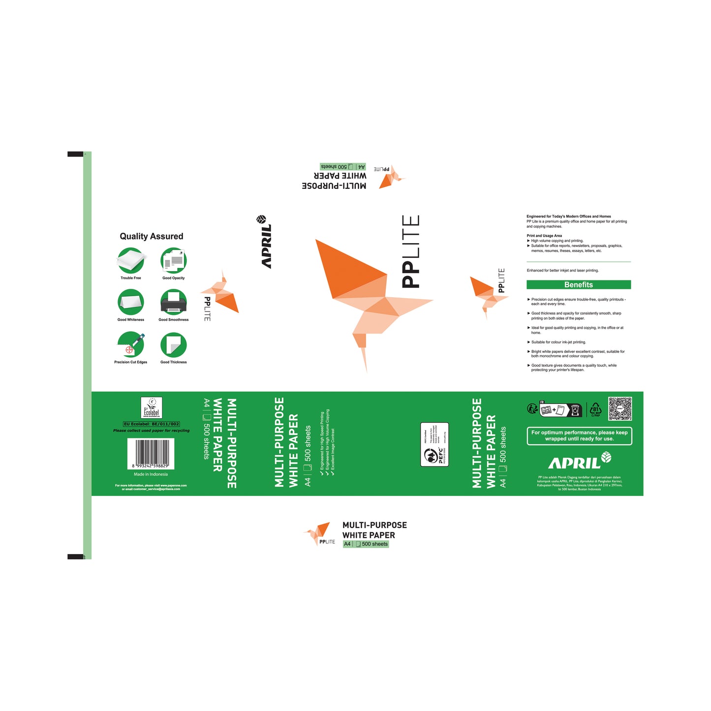 Copier Paper 75gsm A4 White Box 5 Reams (Pallet of 48 Boxes) WX01087P ST
