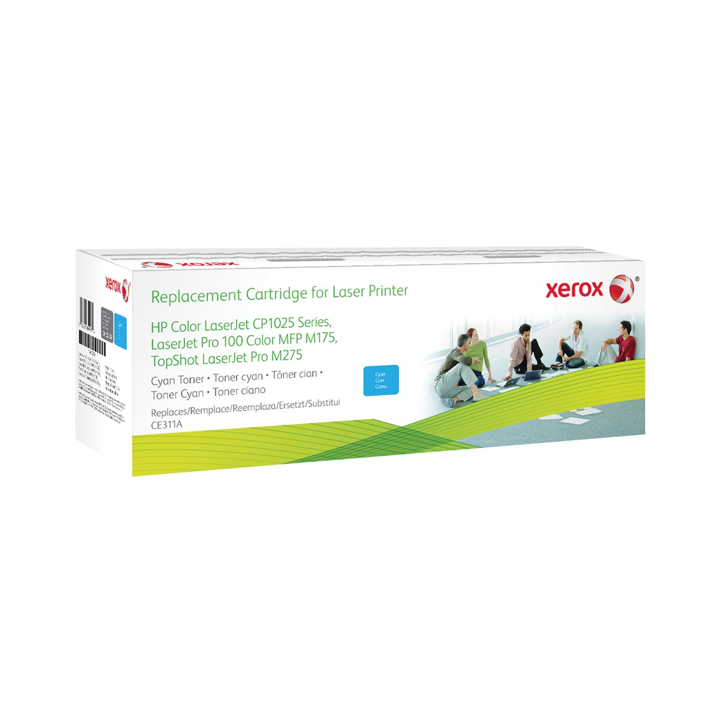 Everyday™ Cyan Remanufactured Toner by Xerox compatible with HP 126A (CE311A), Standard capacity