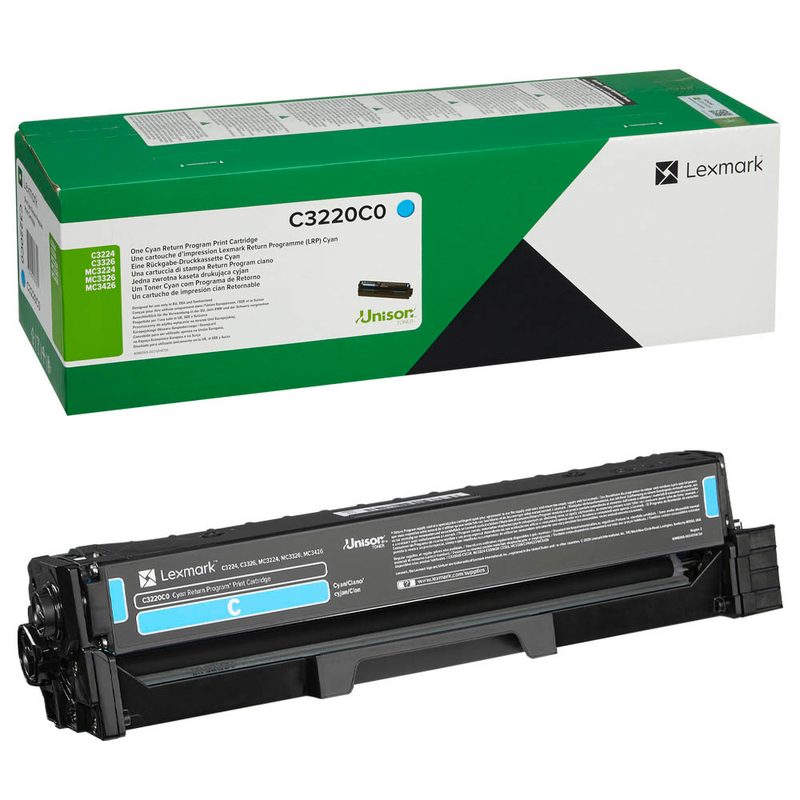 Lexmark C3220C0 toner cartridge 1 pc(s) Cyan