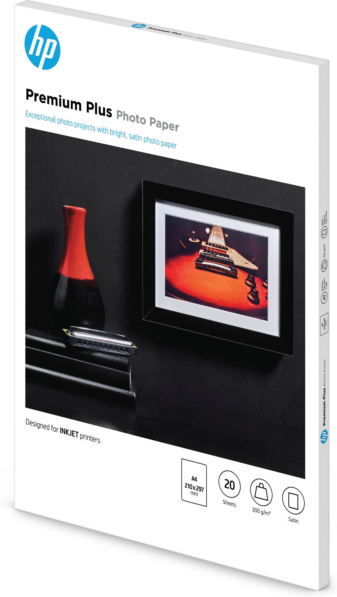 HP Premium Plus Semi-gloss Photo Paper-20 sht/A4/210 x 297 mm