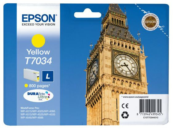 Epson Big Ben Ink Cartridge L Yellow C13T70344010