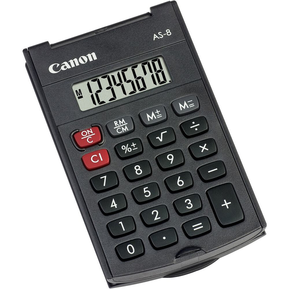 Canon AS-8 calculator Pocket Display Grey