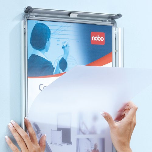 Nobo Premium Plus A3 Poster Frame Sign Holder with Snap Frame