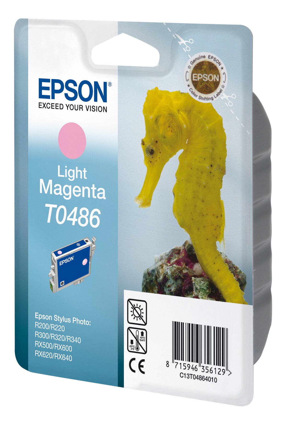 Epson Seahorse Singlepack Light Magenta T0486