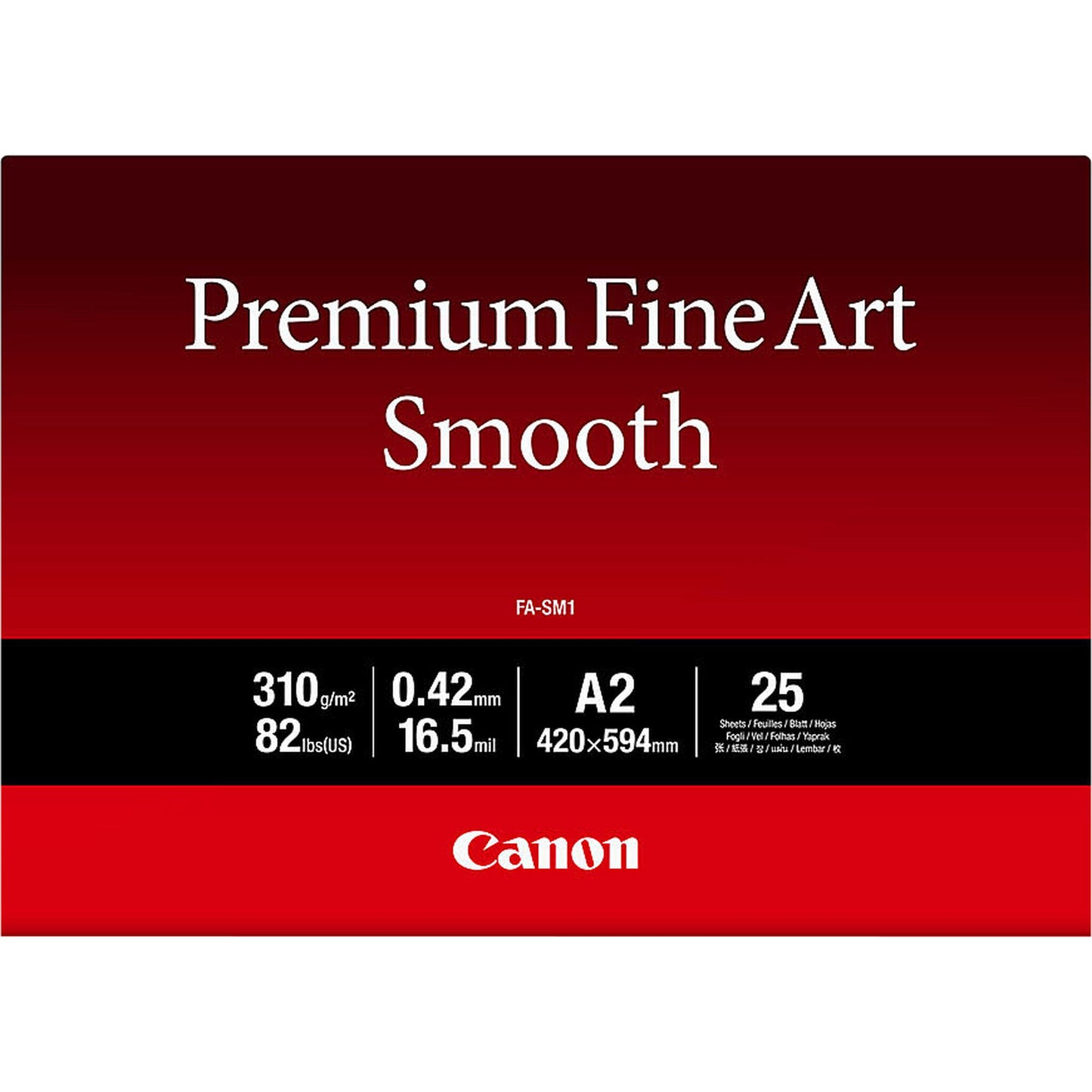 Canon FA-SM1 Premium Fine Art Smooth Paper A2 - 25 Sheets